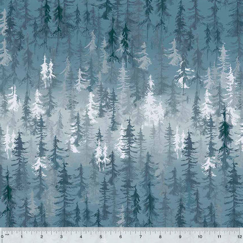 Majestic Pine Forest Blue