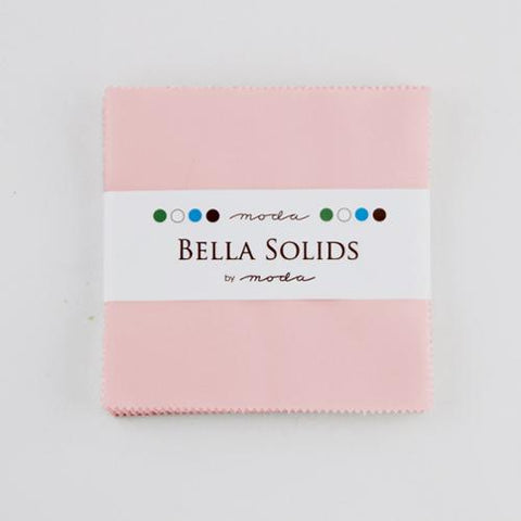 Bella Solids Charm Pack Pink