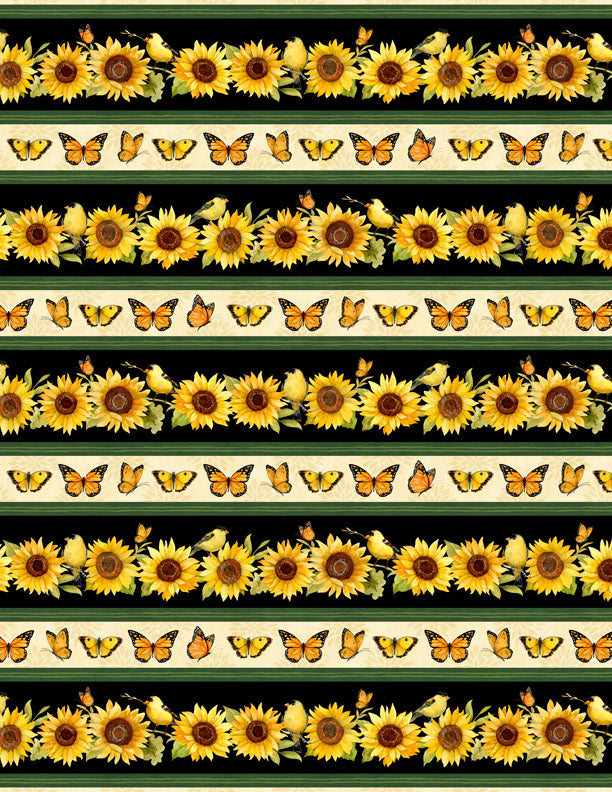 Sunflower Splendor Border Print