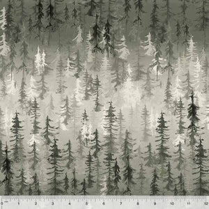Majestic Pine Forest Grey