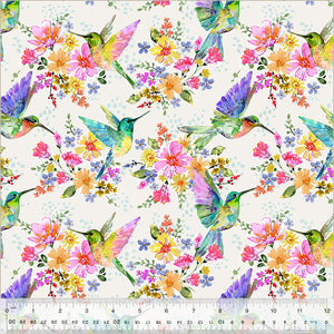 Hummingbird's Charm Pretty Pollinators Ivory