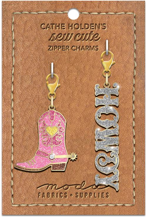 Cowboy Boot Howdy Zip Pull.jpg