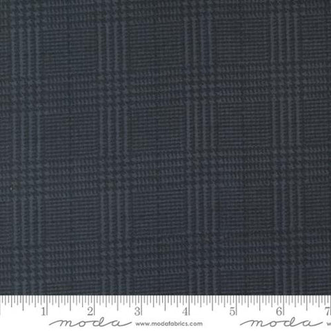 Farmhouse Flannel Houndstooth Plaid Black