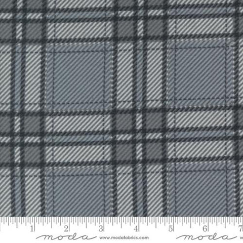 Farmhouse Flannel Large Plaid Pewter