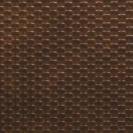 Brown Weave Faux Leather 1/2 yard