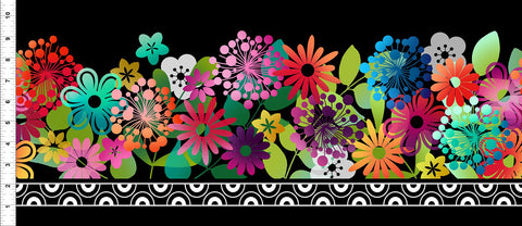 Groovy Garden Border Print