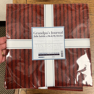 Grandpa's Journal 10" Squares