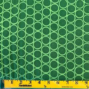 Mod Batiks Green Circles