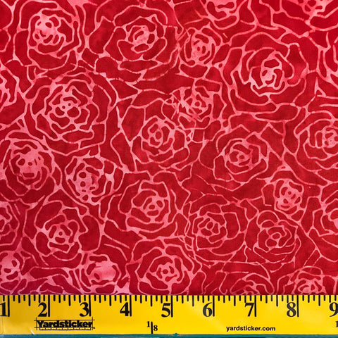 red roses batik