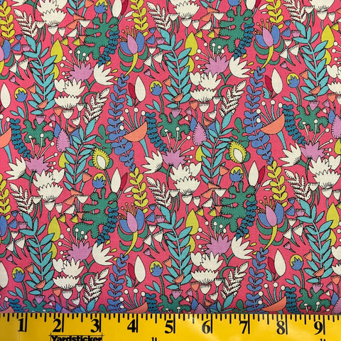 Fantasy pink small floral