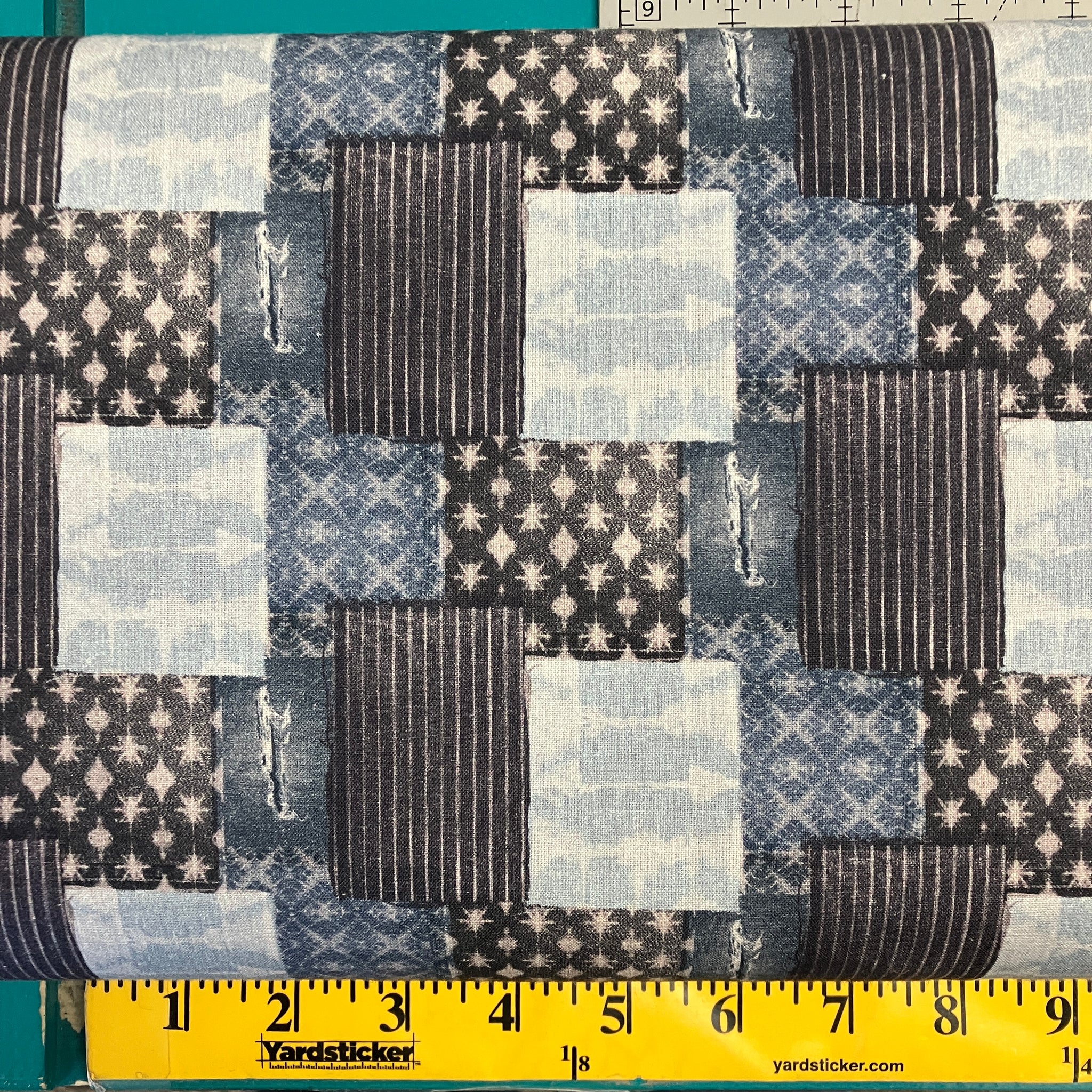 denim patchwork