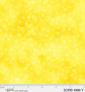 Sorbet Tossed Dots Yellow
