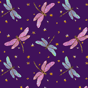 SwanLake Purple Dragonflies