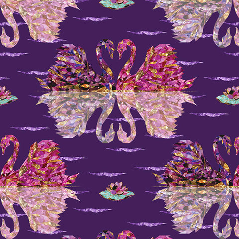 SwanLake Purple Swans