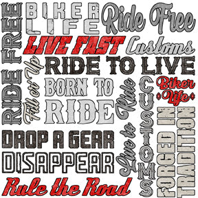 Ride Free Biker Lingo