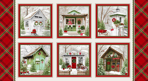 Happy Holiday Panel Squares