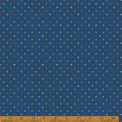 Forget-Me-Not Bud Dot Navy