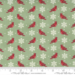 Home Sweet Holidays Cardinals on Green