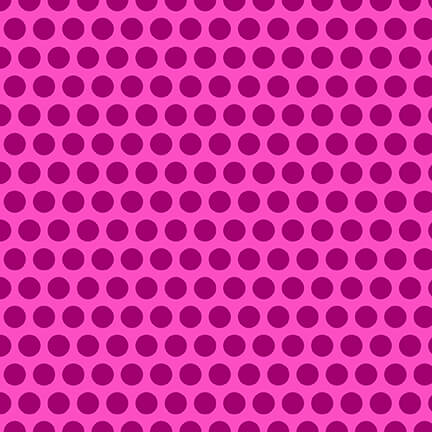 Blk/Wht/Bright Pink Polka Dots