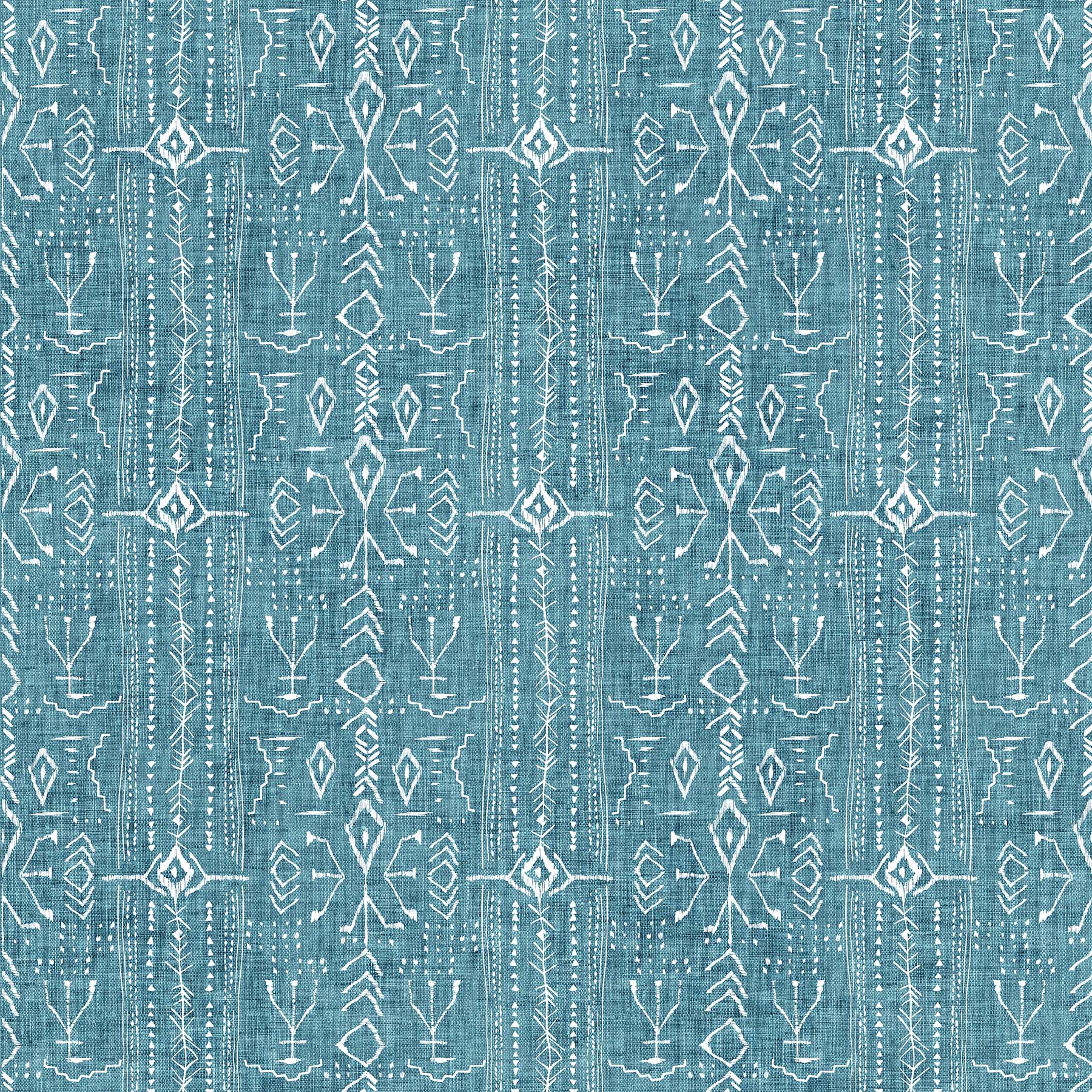 Forest Fable Geometric on Teal
