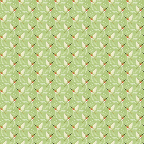 Sunday Hummingbirds Green
