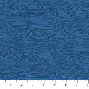 Elements Wavy Lines Blue
