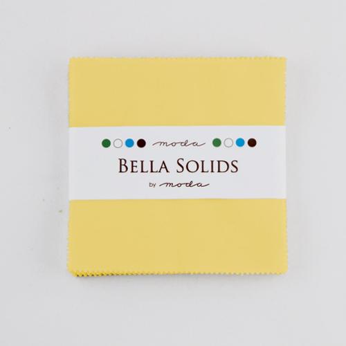 Bella Solids Charm Pack 30s Yellow