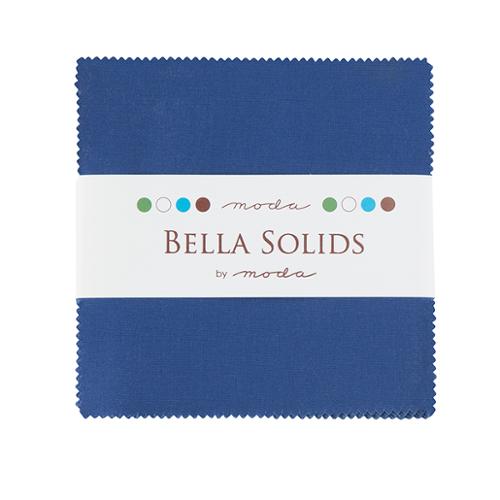 Bella Solids Charm Pack Blue