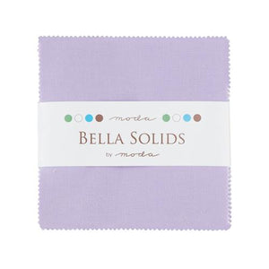 Bella Solids Charm Pack Lilac