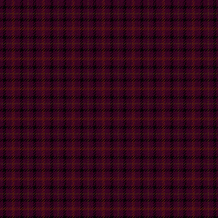 Scrappenstance Plum Small Plaid