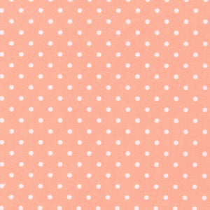 Cozy Flannel Peach w/ white dots