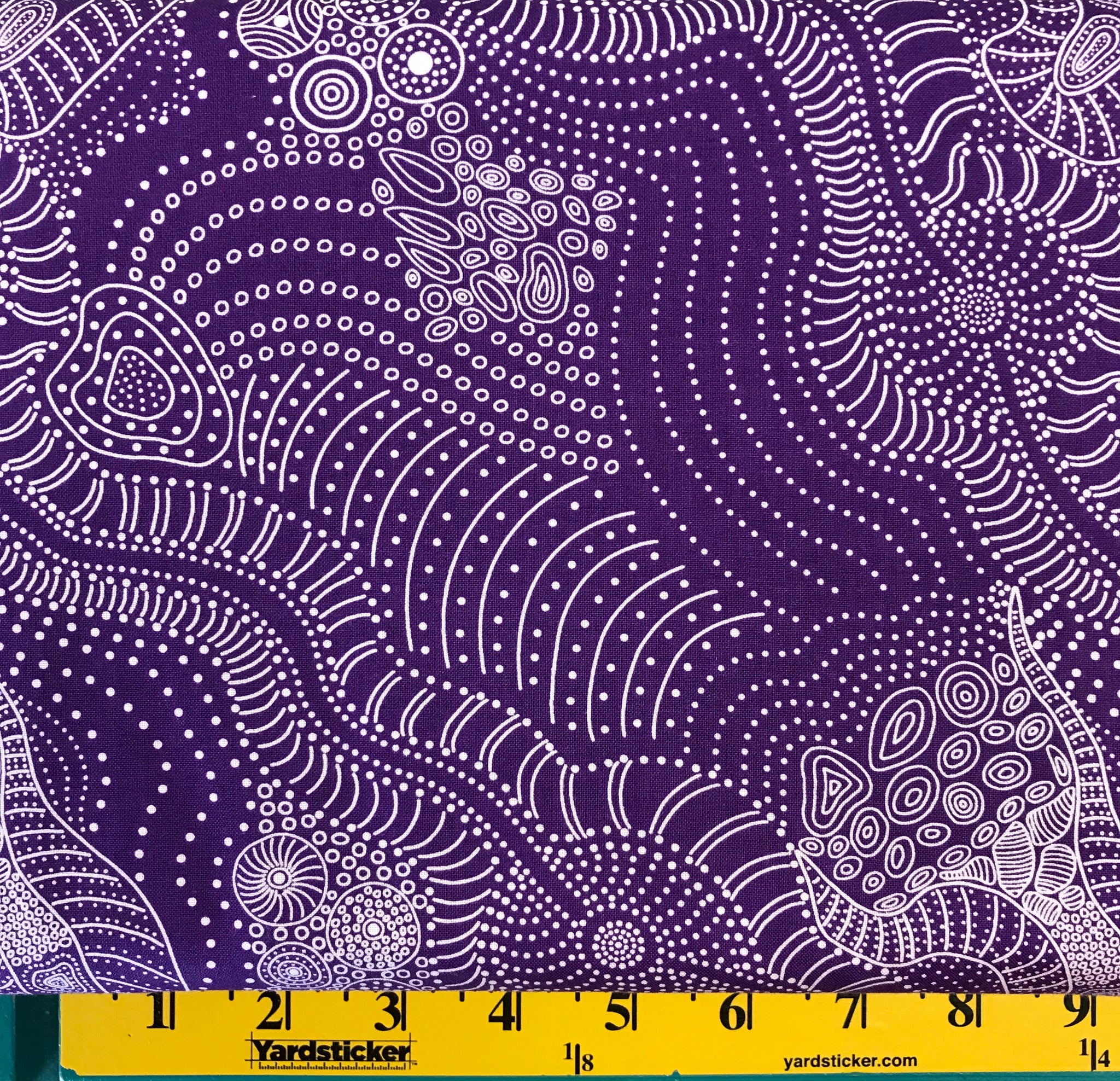 Australian  Dreamtime Riverbed Purple