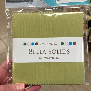 Bella Solids Charm Pack Clover