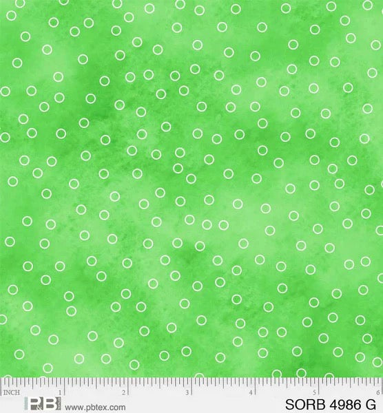 Sorbet Tossed Circles Green