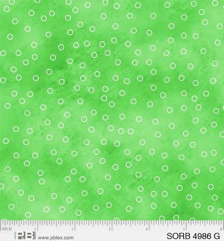 Sorbet Tossed Circles Green