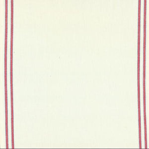 Toweling Cream w/ Red Blue Border