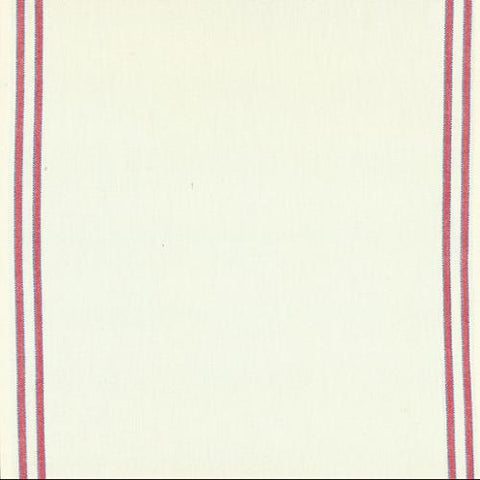 Toweling Cream w/ Red Blue Border